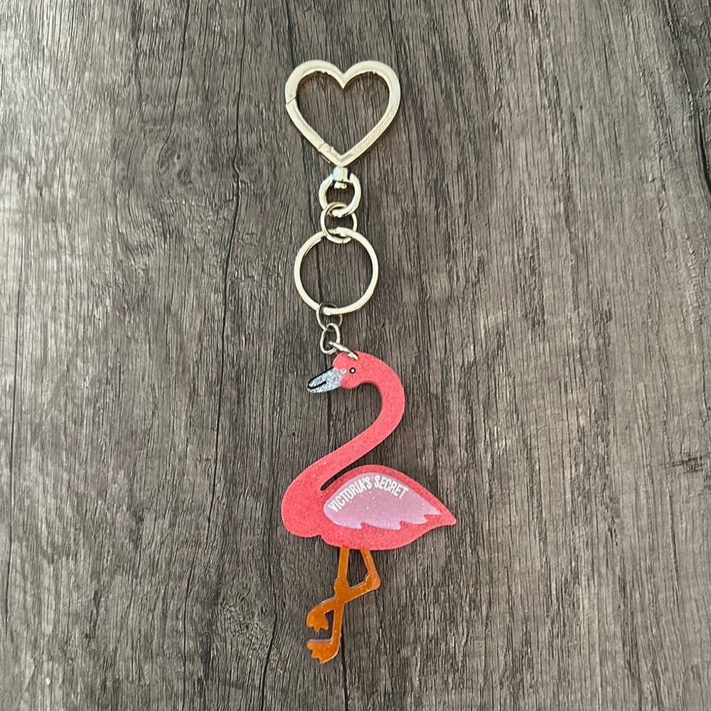 Victoria's Secret Flamingo Keychain